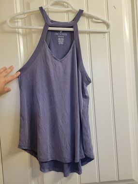 2/$20 American Eagle Outfitters Lavender Racerback Halter Tank